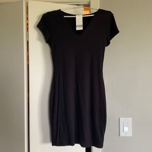 Charlie Moss v-neck black dress